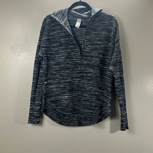 Offline by Aerie gray stretch quarter zip sweater size SP